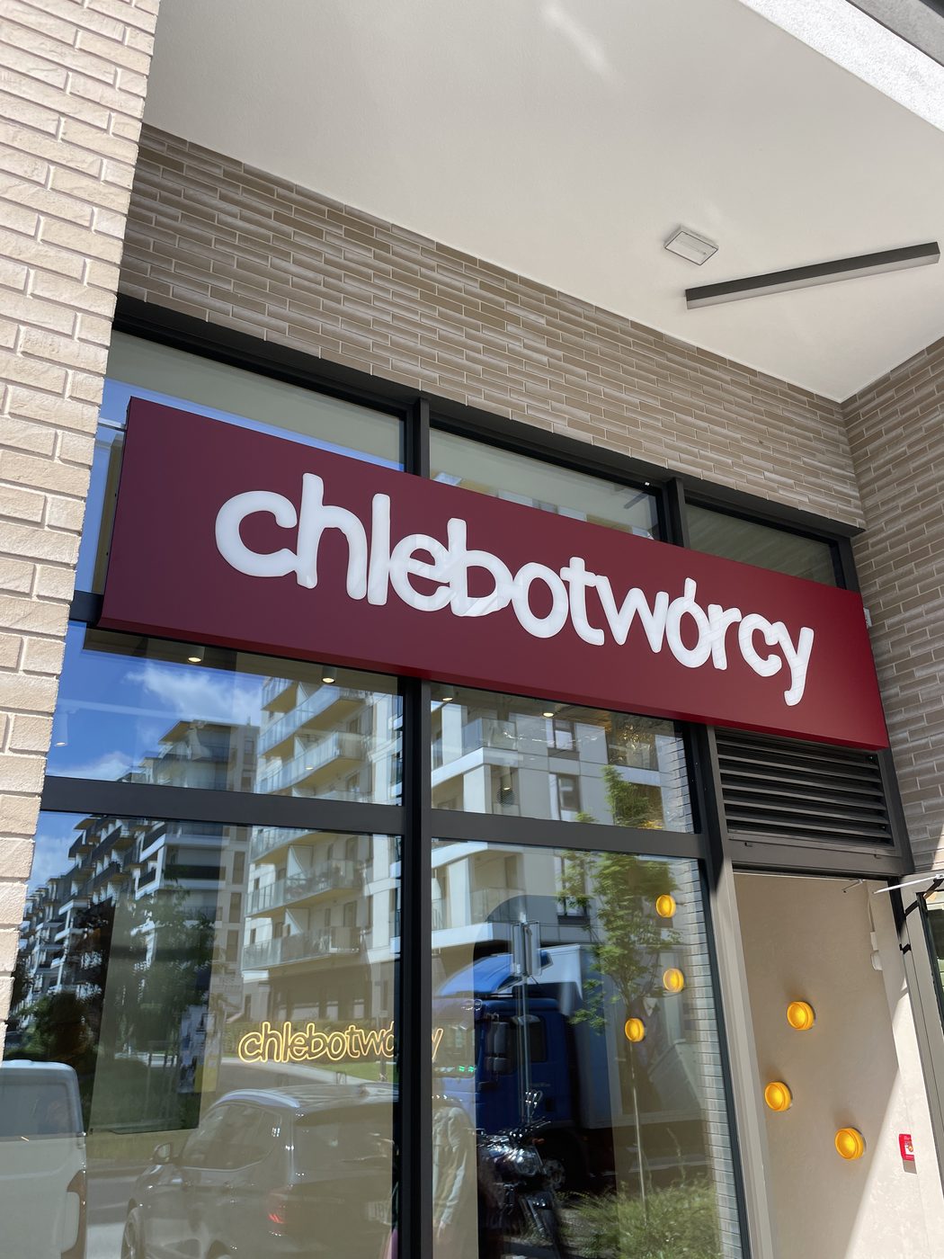 Kaseton reklamowy podświetlany - Chlebotwórcy